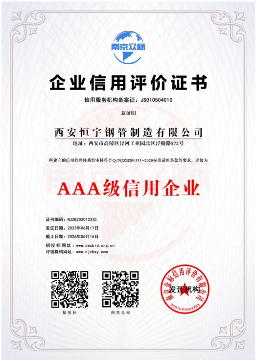 AAA級信用企業(yè)